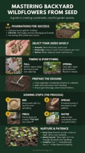 How to Grow Wildflowers From Seed in Backyard