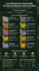 Low Maintenance Perennial Flowers That Bloom All Summer