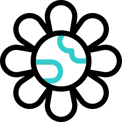 A vibrant logo featuring a stylized seedling with a leaf to symbolize growth and gardening.