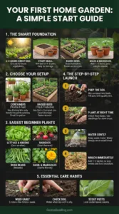 How to Start a Garden for the First Time at Home