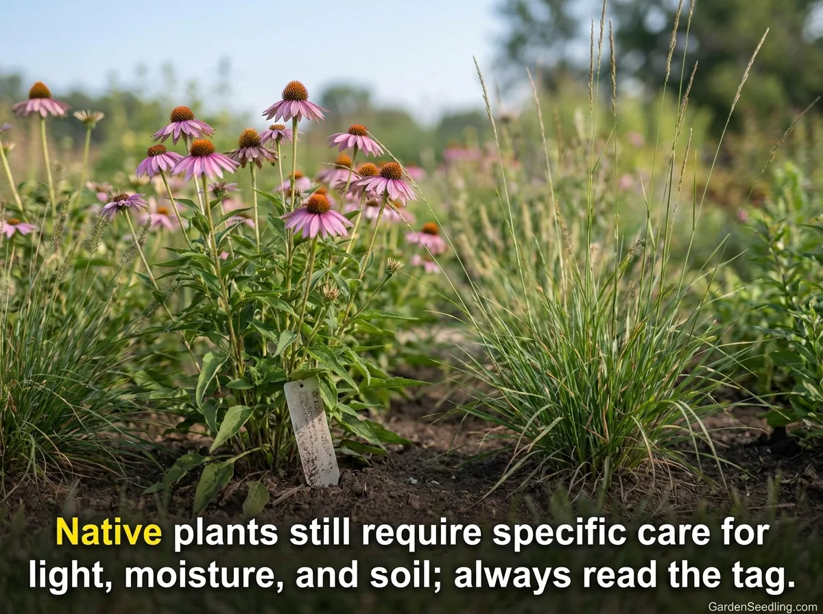 Colorful flowers and lush greenery create a vibrant garden scene, illustrating plant growth and health.